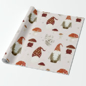 Paddenstoel Cadeaupapier (Uitgerold)