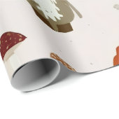 Paddenstoel Cadeaupapier (Rol Hoek)