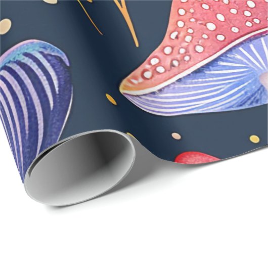 paddenstoel cadeaupapier (Rol Hoek)