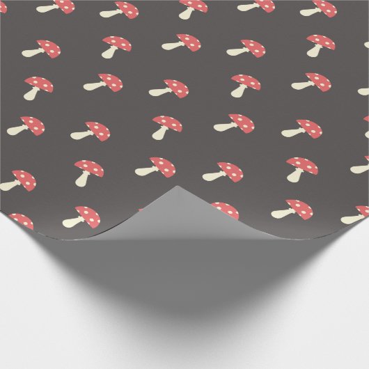 paddenstoel cadeaupapier (Hoek)