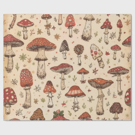 Paddenstoel Cadeaupapier
