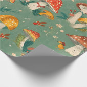 Paddenstoel Cadeaupapier (Hoek)