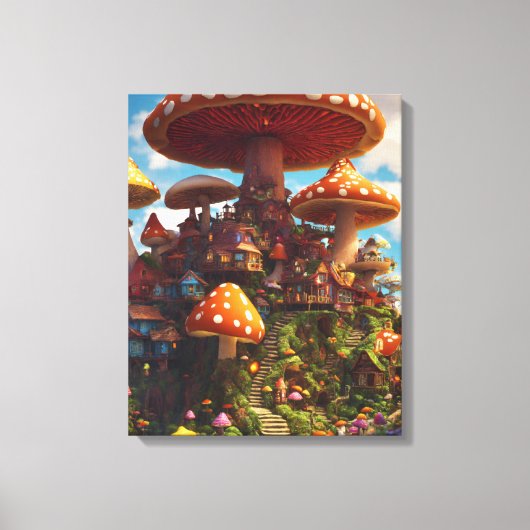 paddenstoel canvas afdruk (Voorkant)