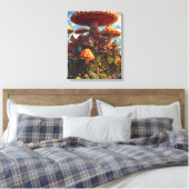 paddenstoel canvas afdruk (Insitu (Slaapkamer))