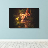 paddenstoel canvas afdruk (Insitu (Houten vloer))