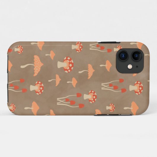 paddenstoel Case-Mate iPhone case (Achterkant (horizontaal))