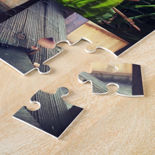 paddenstoel collage legpuzzel (Zijkant)