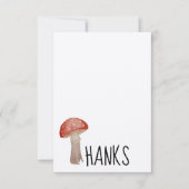 paddenstoel Dank je wel Bedankkaart (Voorkant)