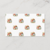 Paddenstoel DIAPER RAFFLE GAME Plaatskaartje (Achterkant)