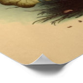 paddenstoel digitale kunst 1 poster (Hoek)