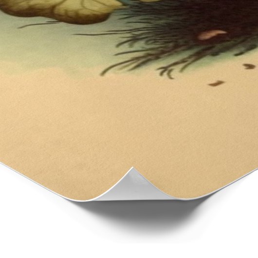  paddenstoel digitale kunst 1 poster (Hoek)