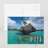 Paddenstoel-eilandjes in Fiji Briefkaart (Voorkant / Achterkant)