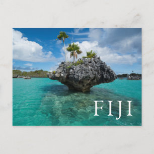 Paddenstoel-eilandjes in Fiji Briefkaart