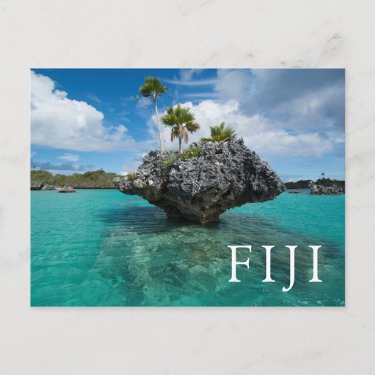 Paddenstoel-eilandjes in Fiji Briefkaart (Voorkant)