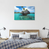 Paddenstoel-eilandjes in Fiji Canvas Afdruk (Insitu (Slaapkamer))