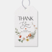 Paddenstoel en aardbeien Baby shower of Verjaardag Cadeaulabel (Voorkant)