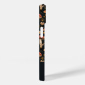 Paddenstoel en bloemen patroon met naam Case-Mate iPhone case (Achterkant / Rechts)