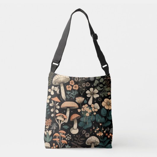 paddenstoel en compact ontwerp crossbody tas (Voorkant)