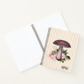 paddenstoel en Floral Bullet Journal Notitieboek (Binnen)
