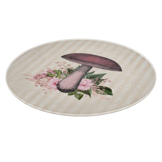 paddenstoel en Floral Compilation Snijplank (Hoek)