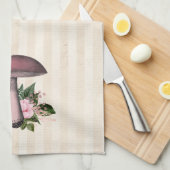  paddenstoel en Floral Compilation Theedoek (Quarter Fold)