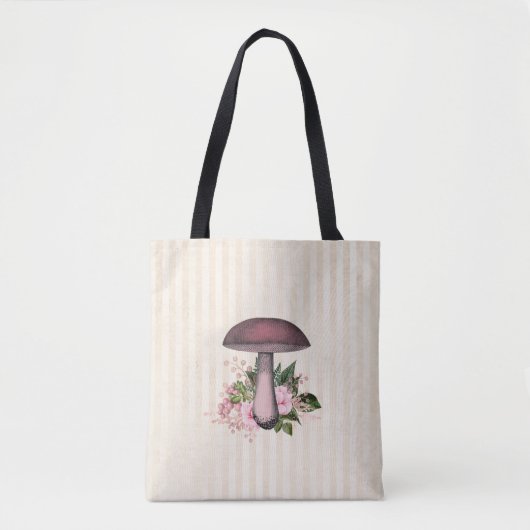 paddenstoel en Floral Compilation Tote Bag (Voorkant)