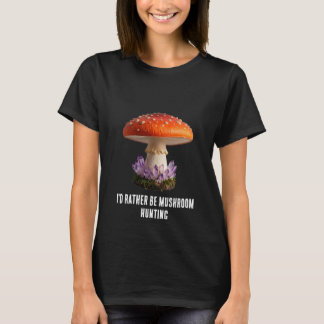 Paddenstoel en Kristallen Grafisch T-shirt