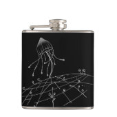 paddenstoel en mycelia heupfles (Voorkant)