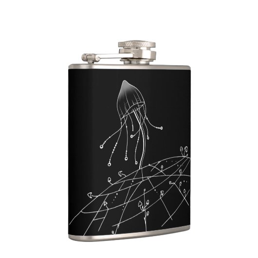 paddenstoel en mycelia heupfles (Rechts)