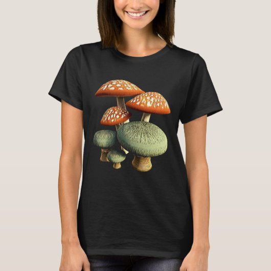 paddenstoel en Natuur advies T-shirt (Voorkant)