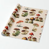 paddenstoel en schimmelkunst cadeaupapier (Uitgerold)
