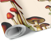 paddenstoel en schimmelkunst cadeaupapier (Rol Hoek)