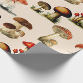 paddenstoel en schimmelkunst cadeaupapier (Hoek)
