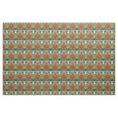 paddenstoel en vlinderdruk stof (Fat Quarter)