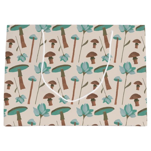 Paddenstoel Enchanted Forest Cottcore Groot Cadeauzakje (Voorkant)