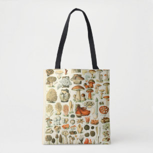  paddenstoel Encyclopedia Print Canvas tas