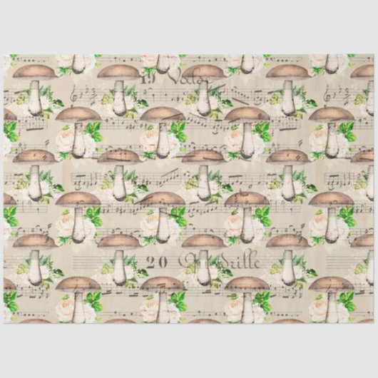 Paddenstoel Ephemera Design Series #13 Tissuepapier (Voorkant)