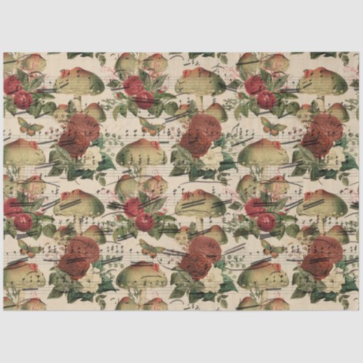 Paddenstoel Ephemera Design Series #8 Tissuepapier (Voorkant)