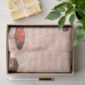 Paddenstoel Ephemera Ontwerpreeks #9 Tissuepapier (Geschenk)