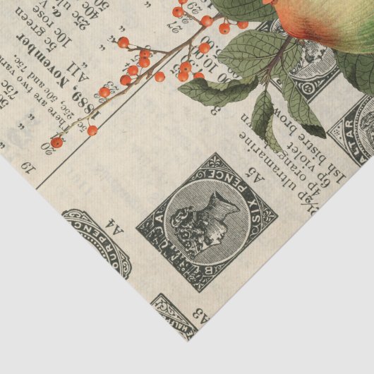  paddenstoel Ephemera Tissuepapier (Detail)