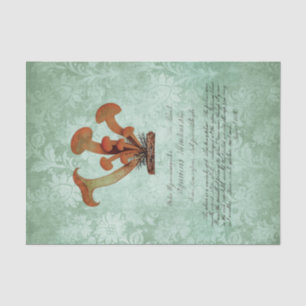  paddenstoel Ephemera Tissuepapier