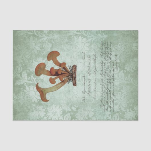 paddenstoel Ephemera Tissuepapier (Voorkant)