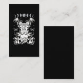 Paddenstoel esthetische kikkervisjes Magic Moon Ph Visitekaartje (Voorkant / Achterkant)