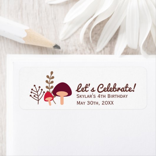 Paddenstoel Etiket (Insitu)