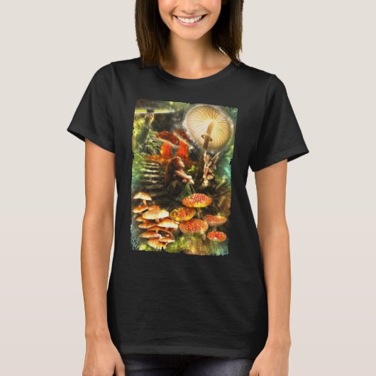 paddenstoel Fairies Fantasy T-shirt (Voorkant)