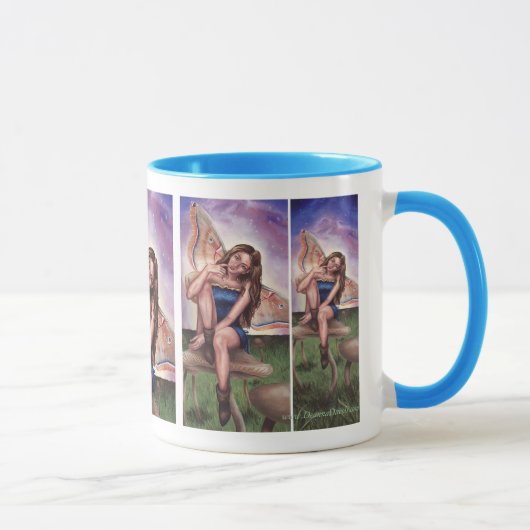 Paddenstoel Fairy Mok Faerie Mok Faery Mok (Rechts)