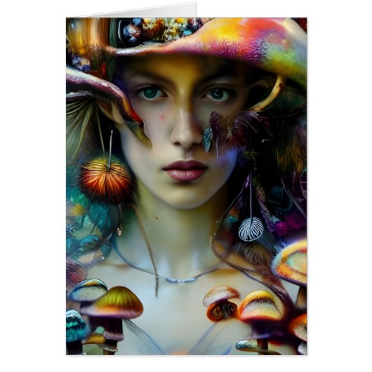 Paddenstoel Fantastische vrouw alle keren leeg (Voorkant)