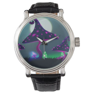 paddenstoel Fantasy Forest Horloge