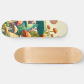paddenstoel Fantasy Forest Persoonlijk Skateboard (Horizontaal)