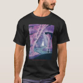 Paddenstoel Fantasy Landschap T-shirt (Voorkant)